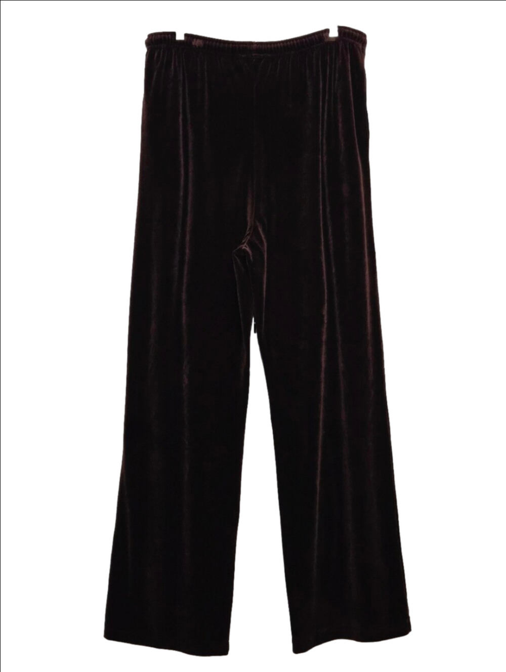 St. John Sport Brown Velour Y2K Wide-Leg Sweatpants, Size XL ~ EUC - Picture 6 of 12
